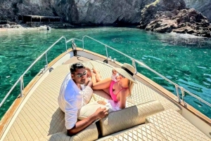 Budva: Full-Day Boat Tour to Petrovac with Swimming Stops