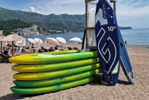 Budva: Kayak or SUP Rental with Training and Routes