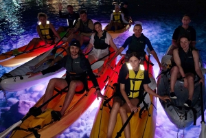 Budva: Night Lights Kayak and SUP Adventure
