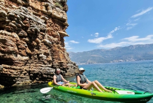 Budva: small group kayak tour to Sv.Nikola island caves