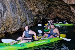 Budva: small group kayak tour to Sv.Nikola island caves