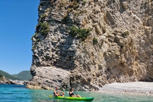 Budva: small group kayak tour to Sv.Nikola island caves