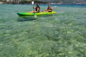 Budva: small group kayak tour to Sv.Nikola island caves