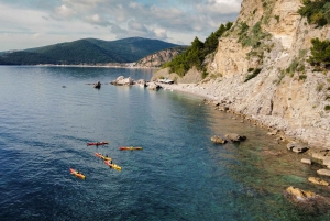 Budva: Winter Sea Kayak Tour to Caves & St Nicholas Island