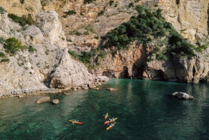 Budva: Winter Sea Kayak Tour to Caves & St Nicholas Island