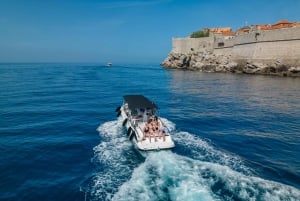 From Cavtat/Dubrovnik: Blue & Green Caves Speedboat tour