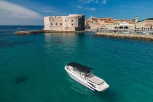 From Cavtat/Dubrovnik: Blue & Green Caves Speedboat tour