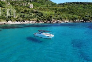 From Cavtat/Dubrovnik: Blue & Green Caves Speedboat tour