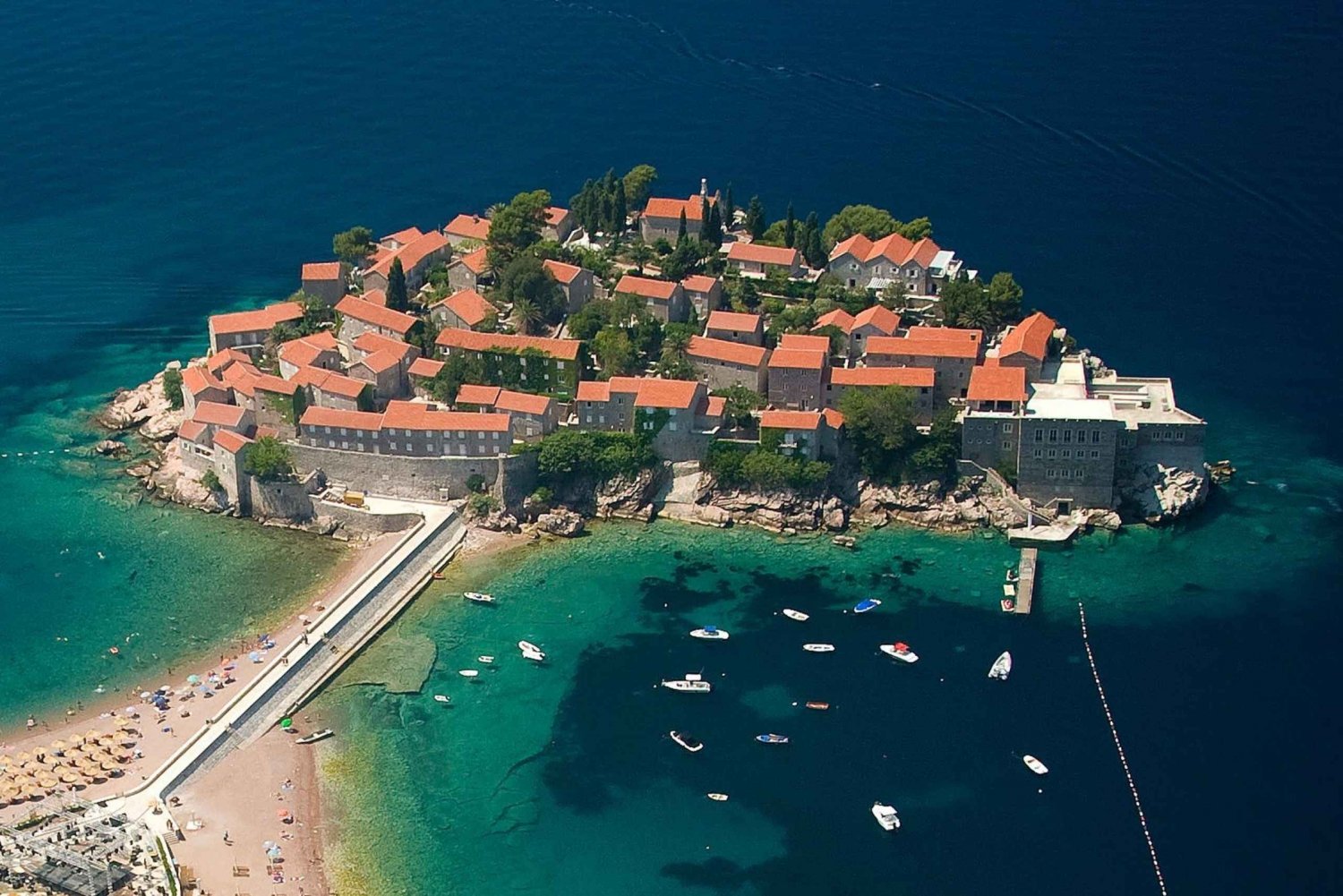From Kotor or Tivat: Private Budva and Sveti Stefan Tour