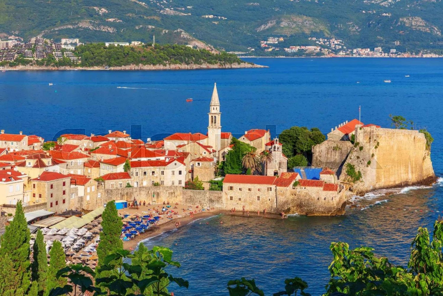 From Kotor or Tivat: Private Budva and Sveti Stefan Tour