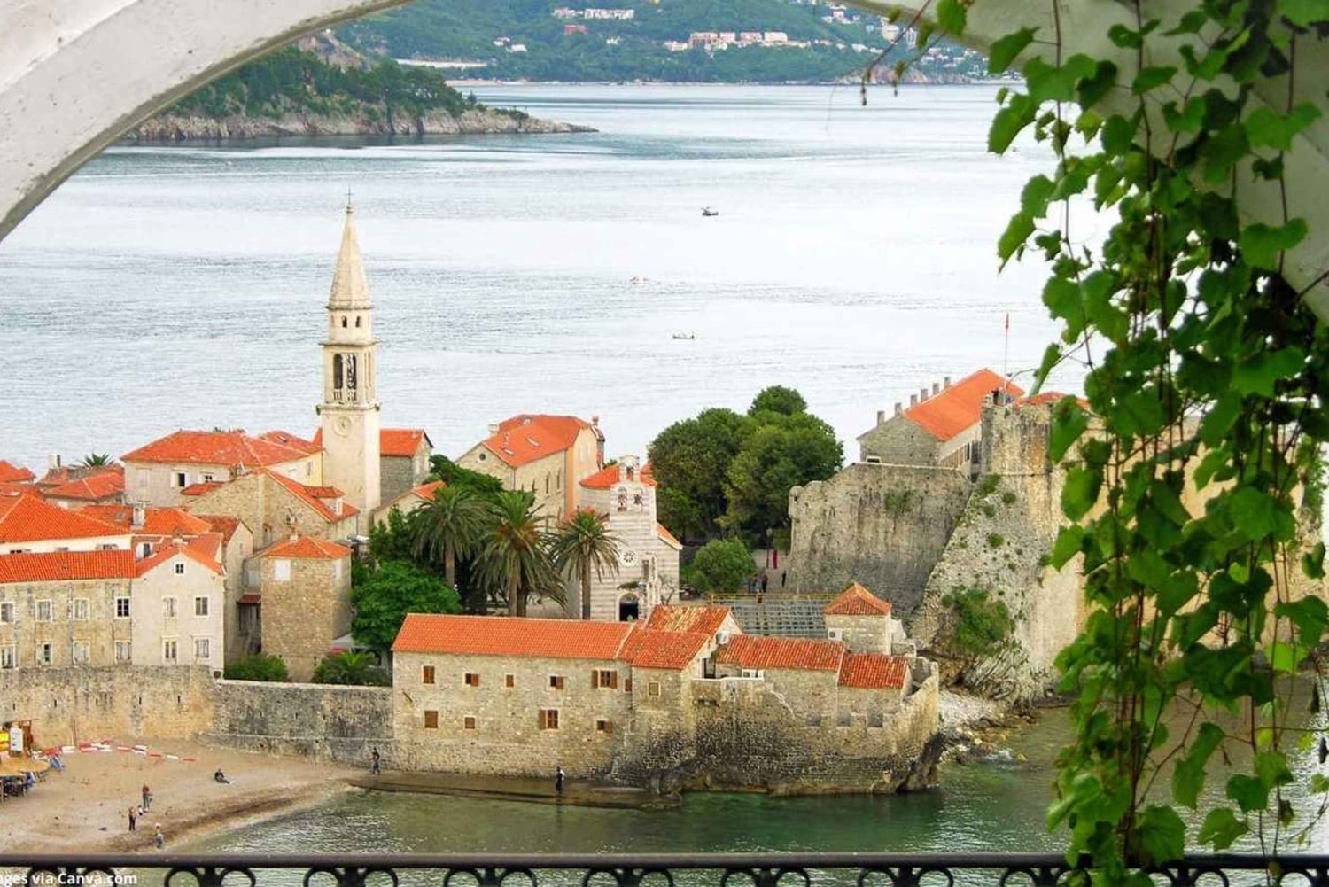 From Kotor or Tivat: Private Budva and Sveti Stefan Tour