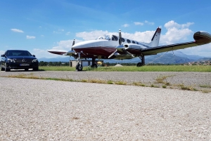 From Kotor: Transfer to Podgorica Airport or City