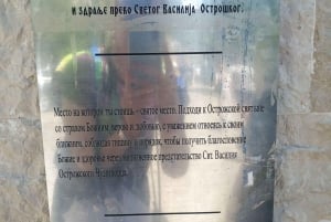 From Podgorica: Ostrog Monastery Tour with Pick Up