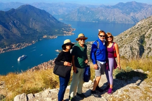 Hiking downhill Krstac to Kotor, visit San Giovanni fortress