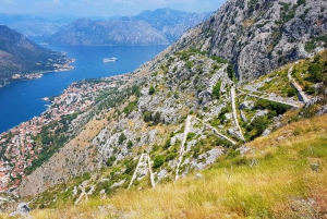 Hiking downhill Krstac to Kotor, visit San Giovanni fortress