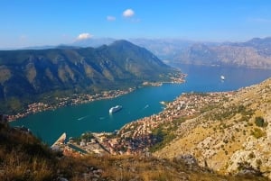 Hiking downhill Krstac to Kotor, visit San Giovanni fortress