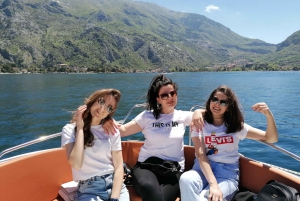 Kotor: Bay of Kotor Speedboat Tour with Lunch and Wine