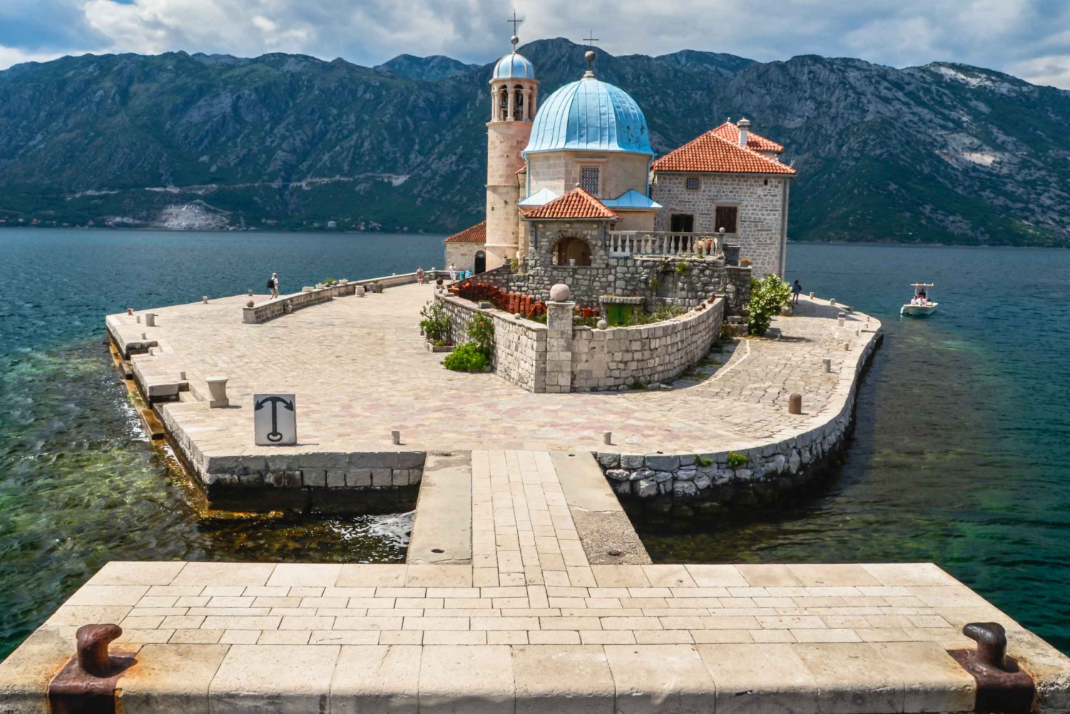 Kotor: Scenic Boat Trip with Church, Blue Cave, & Beach Stop