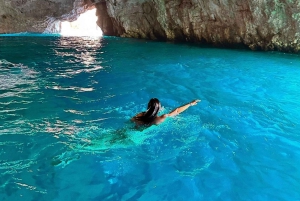 Kotor: Blue Cave, Submarine Base and Lady of the Rocks Tour