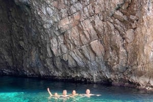 Kotor: Blue Cave & Swimming, Our Lady of The Rocks, Mamula