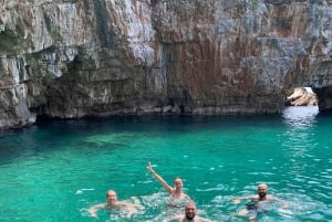 Kotor: Blue Cave & Swimming, Our Lady of The Rocks, Mamula