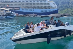 Kotor: Boka Bay and Blue Cave Boat Tour with Free Drinks