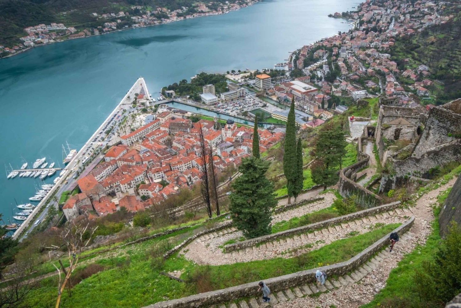Kotor: Fortifications of Kotor Group or Private Hiking Tour