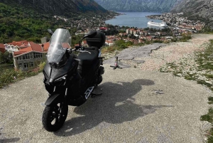 Kotor: great scooter adventure to Perast, FREE boat ride