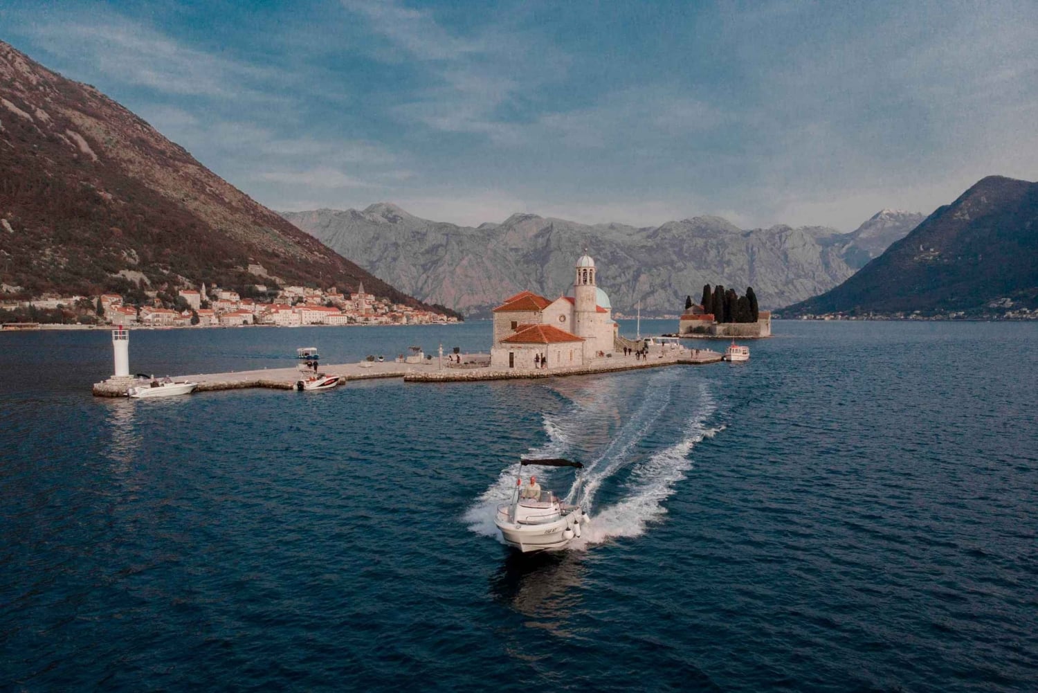 Kotor: Our Lady of the Rock and Perast Speedboat Tour