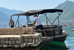 Kotor: Rent a Pontoon Boat & Explore Boka Bay in comfort.