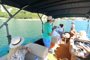 Kotor: Rent a Pontoon Boat & Explore Boka Bay in comfort.