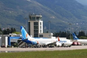 Montenegro: Podgorica Airport to HercegNovi One-Way Transfer