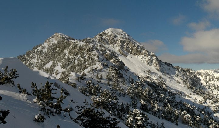 Orijen Mountain in Montenegro