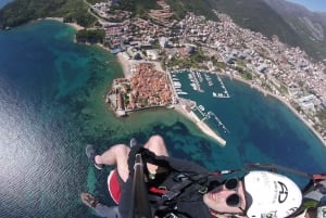 Paragliding Montenegro: Air Excursion Over Budva Old Town