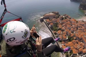 Paragliding Montenegro: Air Excursion Over Budva Old Town