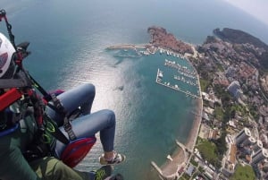 Paragliding Montenegro: Air Excursion Over Budva Old Town