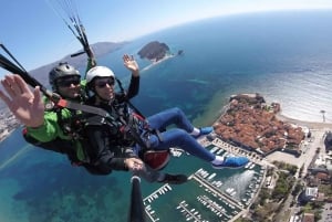 Paragliding Montenegro: Air Excursion Over Budva Old Town