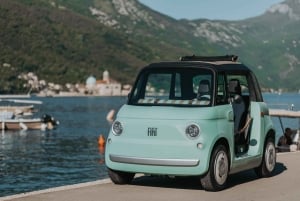 Perast: Guided Tour in a Fiat Topolino E-Car