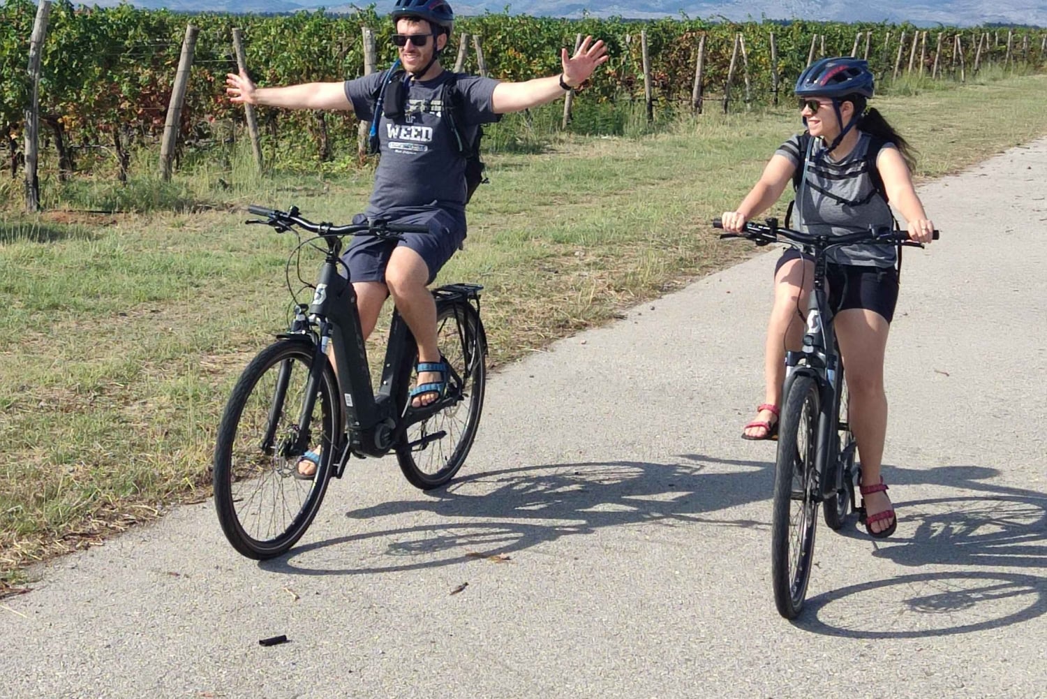 Podgorica: E-Bike Tour with Wine Tasting & Waterfalls