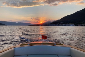 Private Speedboat Guided Kotor Bay with Food & Wine