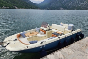 Private Speedboat Guided Kotor Bay with Food & Wine