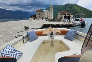 Private Speedboat Guided Kotor Bay with Food & Wine