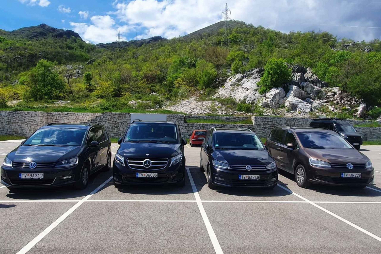 Private transfer from Budva to Dubrovnik airport