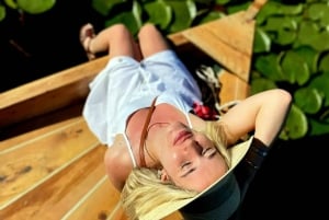 Skadar Lake: Guided Sunset Boat Tour with Wooden Boat & Wine