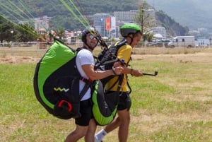 Tandem Paragliding Flight in Budva Riviera - Becici beach