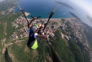 Tandem Paragliding Flight in Budva Riviera - Becici beach