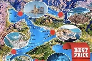 Tivat/Kotor: Boka Bay Full-Day Guided Cruise with Swim Stop