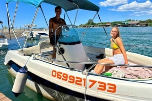 Ulcinj-Private Self-Drive Boat Rental for 8 Hours