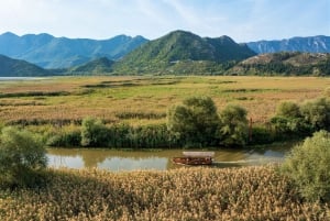 Virpazar: Lake Skadar Sunset Boat Cruise with Wine Tasting