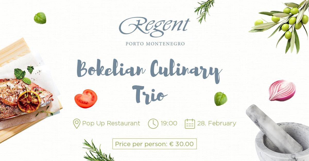 Bokelian Culinary Trio at Regent Porto Montenegro
